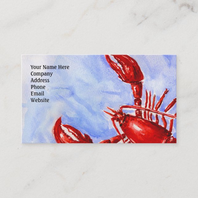 Lobster Biz Card (Front)
