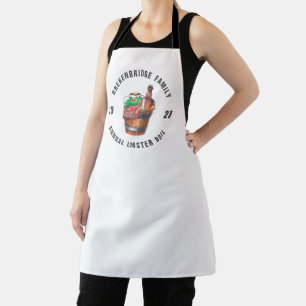 Lobster Boil Annual Summer Custom Party Apron