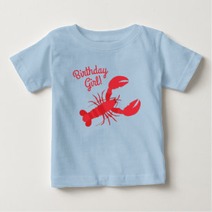 Lobster Boil Birthday Party Cute Kids Baby T-Shirt