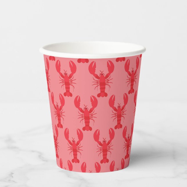 Lobster Boil Birthday Party Cute Kids Brownie Paper Cups (Front)