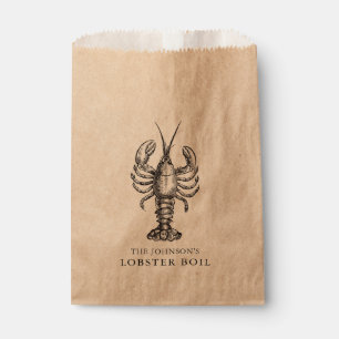 Lobster Boil or Bake Customisable Favour Bags
