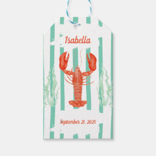 Lobster Boil Party Gift Tag – Rustic Seafood Favou