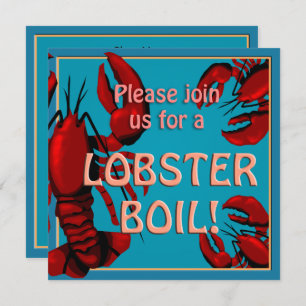 Lobster Boil Party Invitation