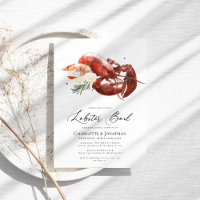 Lobster Boil Watercolor Rehearsal Dinner