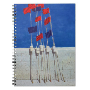 Lobster Buoys 1990s Spiral Notebook