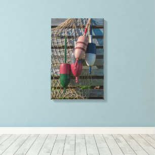 Lobster Buoys Canvas Print