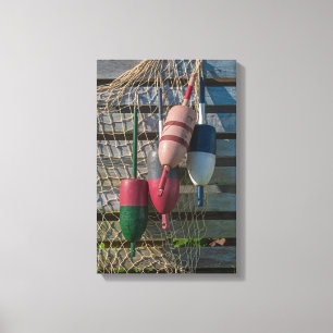 Lobster Buoys Canvas Print