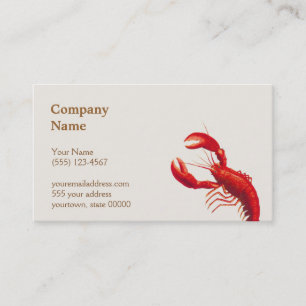 Lobster Business Card