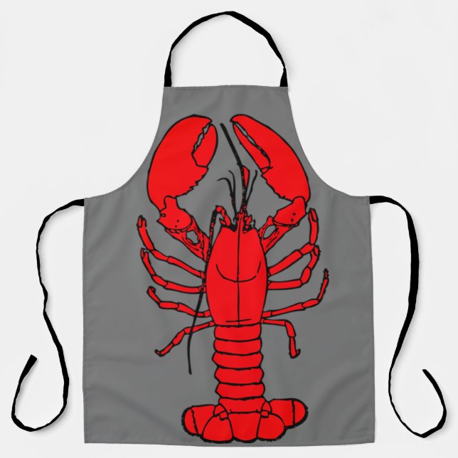 Lobster Chef Apron (Front)