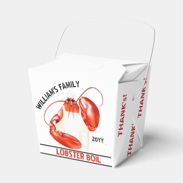 Lobster Chef Seafood Favour Box (Front Side)