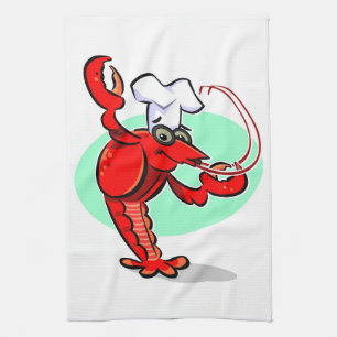 Lobster Chef Tea Towel