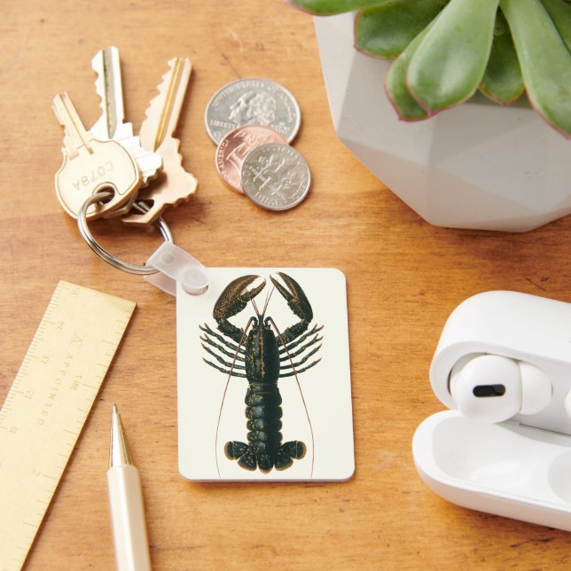 Lobster Claws Vintage Marine Ocean Life Crustacean Key Ring (Desk)