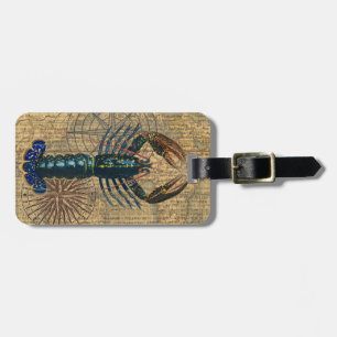 Lobster Crawfish Shellfish Seafood Ocean Luggage Tag