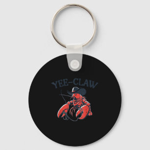 Lobster Crayfish Yee Claw Funny Crawfish Pun Men W Key Ring