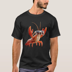 Lobster Crustaceans Large Crab Red Lobsters Cute L T-Shirt