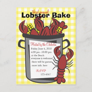 Lobster Dinner Invitation