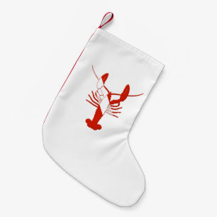 Lobster Dive Silhouette Small Christmas Stocking