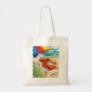 Lobster Drinking Margarita Tote Bag