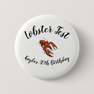 Lobster Fest 6 Cm Round Badge