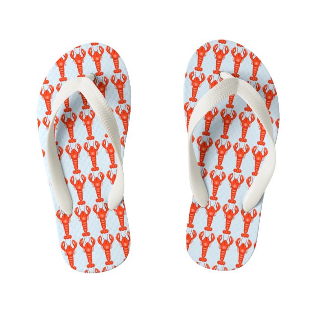 Lobster Flip Flops (Footbed)