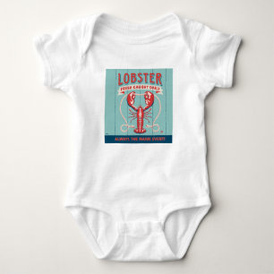 Lobster Fresh Caught Daily Maine Baby Bodysuit