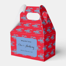 Lobster  Ginger Jars Jar Wedding Favour Box
