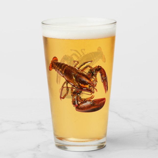 Lobster Glass (Front Filled)