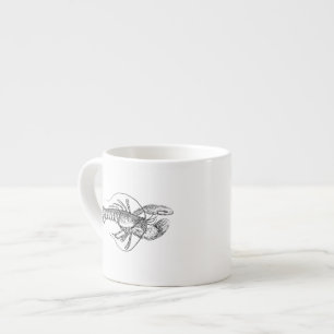 Lobster Illustration Espresso Cup