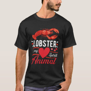 Lobster is My Spirit Animal Love Cute Lobster Kid T-Shirt