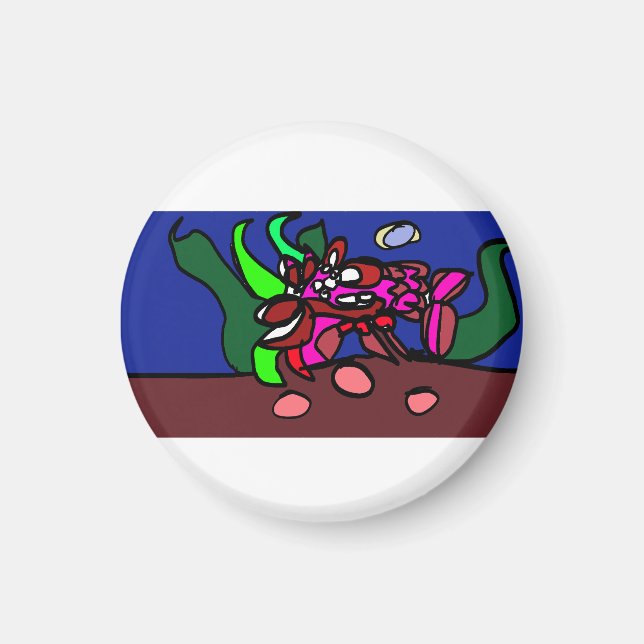 Lobster joy magnet (Front)