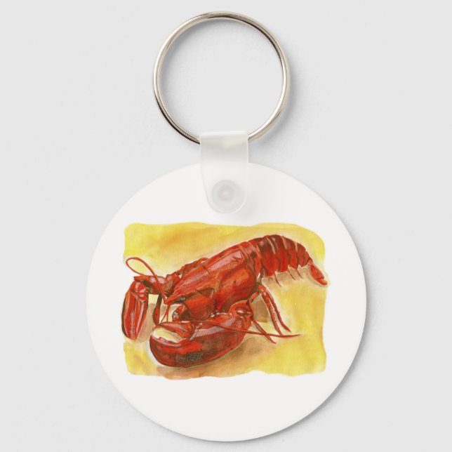 lobster.jpg key ring (Front)