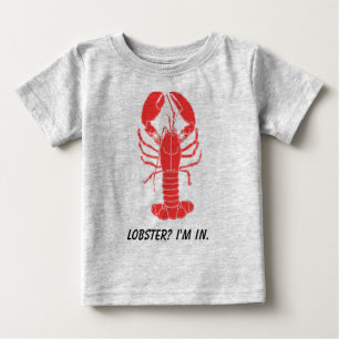LOBSTER!!! kids tee shirt