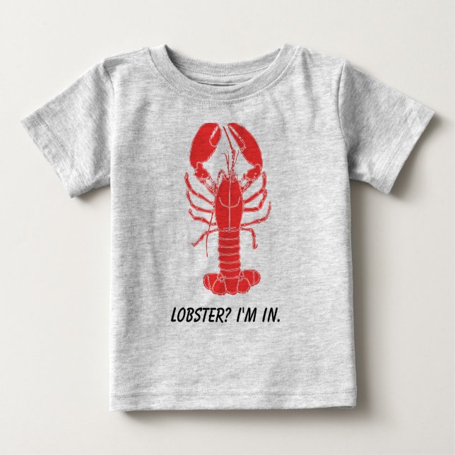 LOBSTER!!! kids tee shirt (Front)