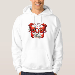 Lobster Love Puns Hoodie