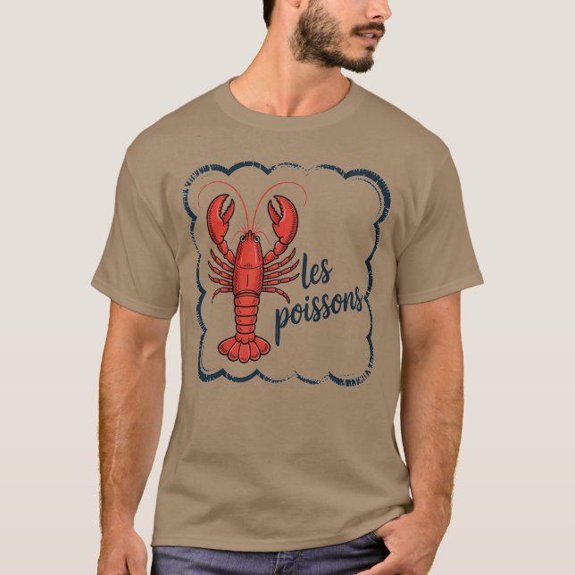 Lobster Lover Gifts & Seafood Festival Apparel Vin T-Shirt (Front)