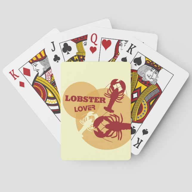 Lobster Lover Playing Cards (Back)