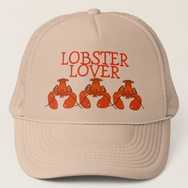 Lobster Lover Trucker Hat (Front)