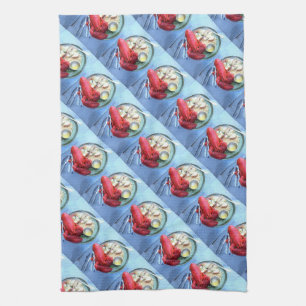 lobster lovers towel