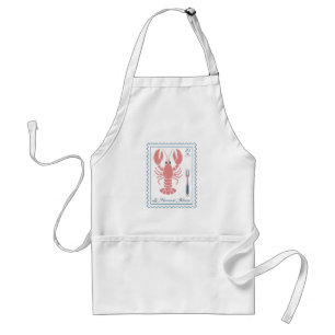 Lobster Maine New England Nautical Ocean Seafood Standard Apron