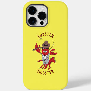 Lobster Mobster 🦞 Funny Cartoon Gangster iPhone 14 Pro Max Case