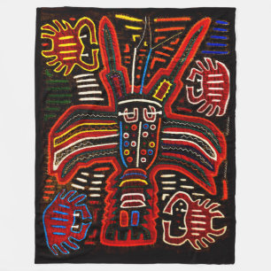 Lobster Mola makes a colourful blanket