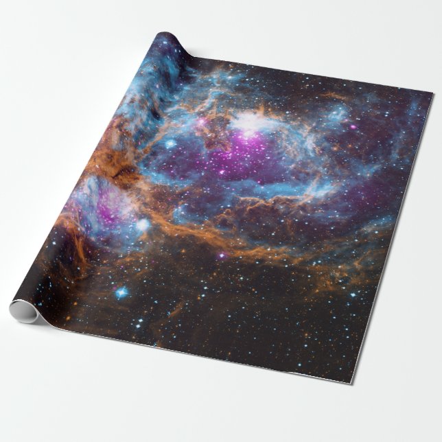 Lobster Nebula Wrapping Paper (Unrolled)