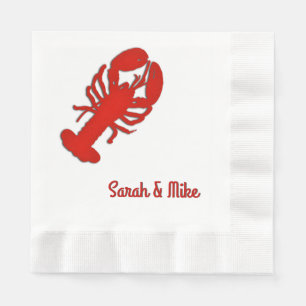 Lobster Personalised Napkin