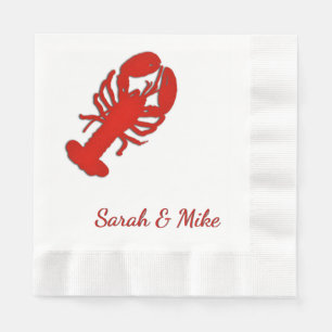 Lobster Personalized Napkin