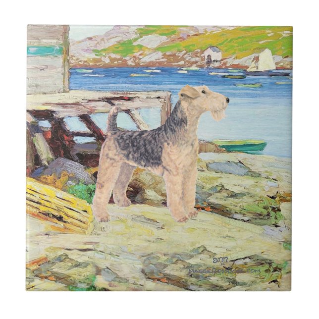 Lobster Pots Tile (Front)