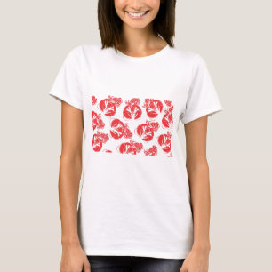 lobster print T-Shirt