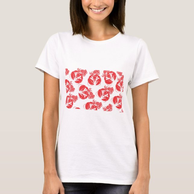 lobster print T-Shirt (Front)