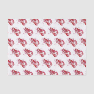 Lobster Print Tissue Paper