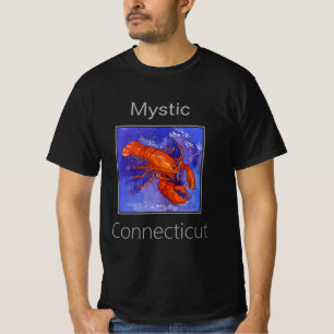 Lobster, Red and Purple, Mystic, Connecticut  T-Shirt