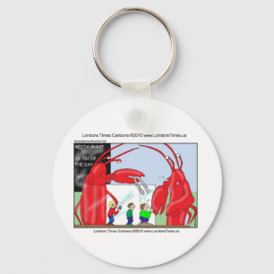 Lobster Restaurant Funny Tees Mugs & Gifts Key Ring
